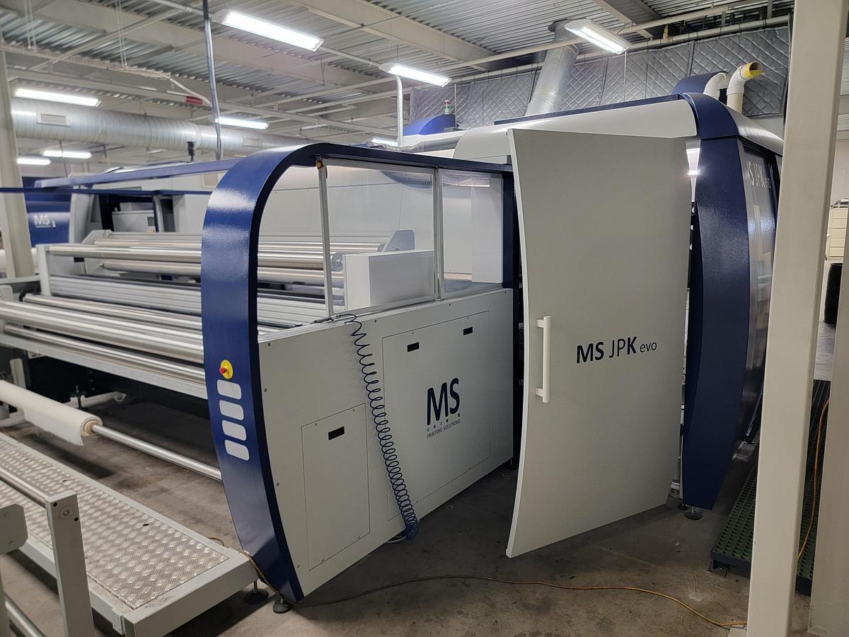 Used MS Printing Solutions 48 Digital Printer Model MS-JPK-EVO 3200mm print width