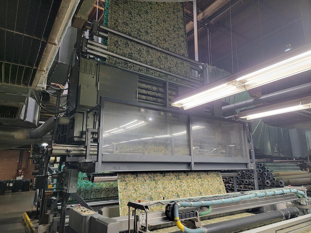 Used Stork RD Pegasus Print Machine 136” face