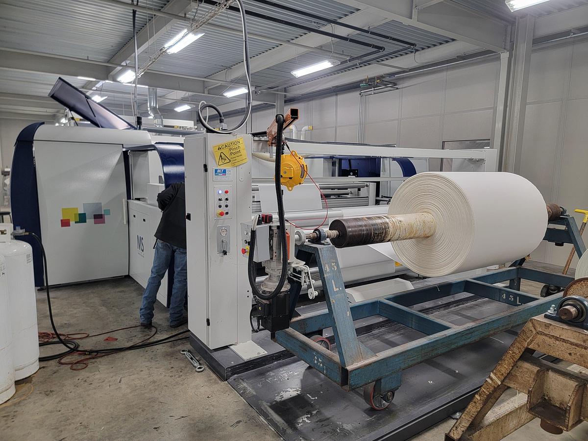 Used MS Printing Solutions 48 Digital Printer Model MS-JPK-EVO 3200mm print width