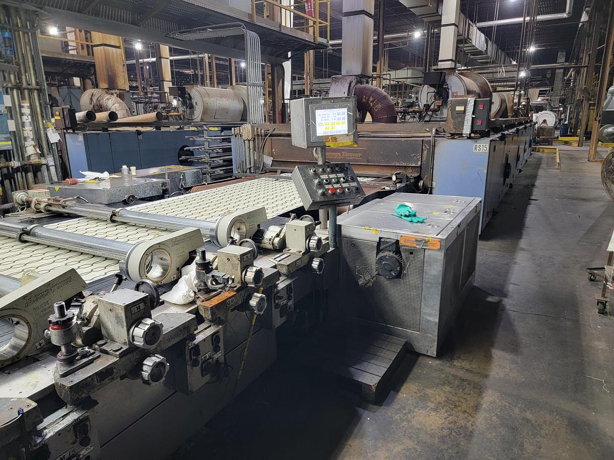 Used Zimmer RM II 77 Print Machine 89” face