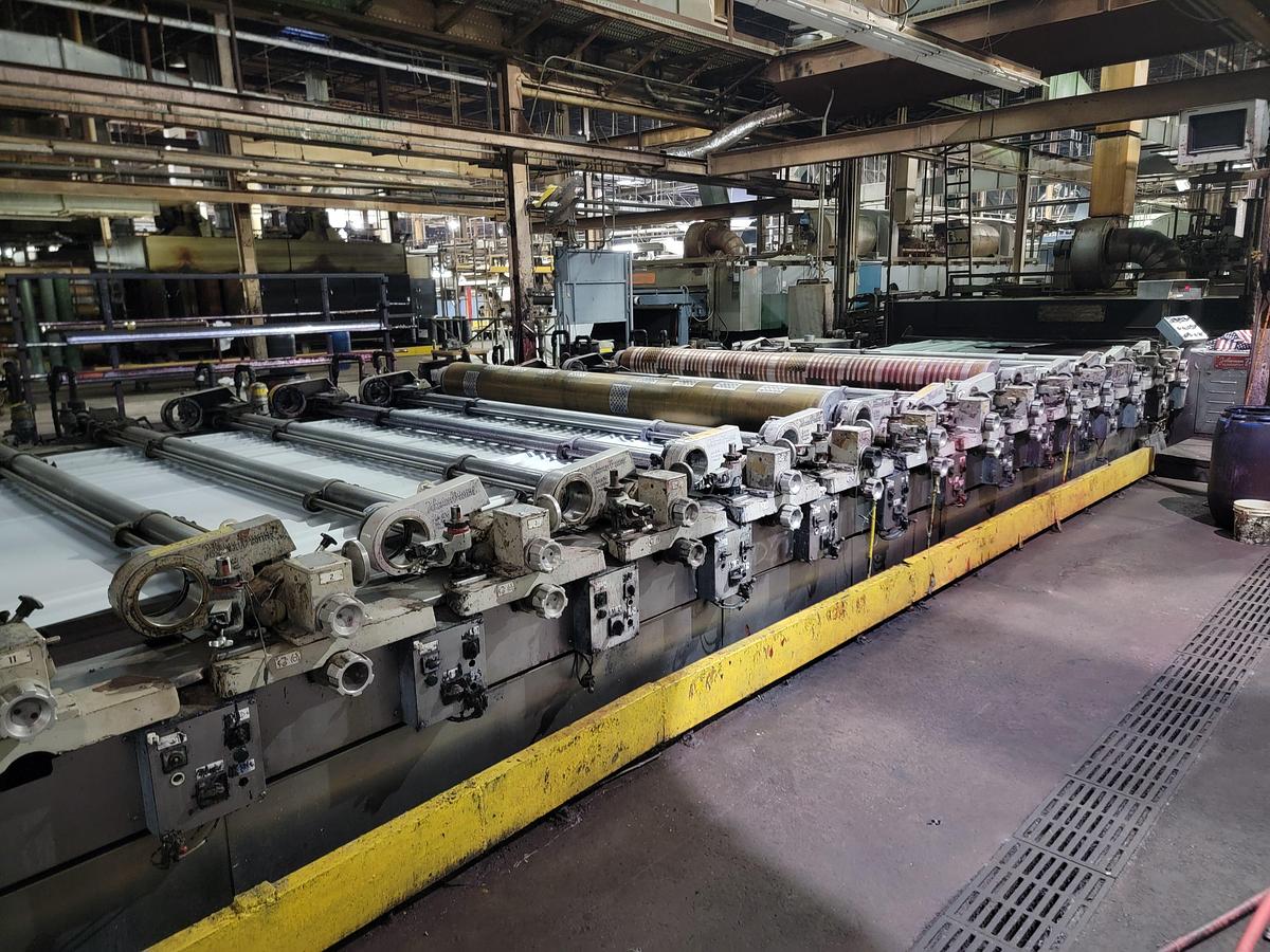 Used Zimmer RM II 55 Print Machine 136” face