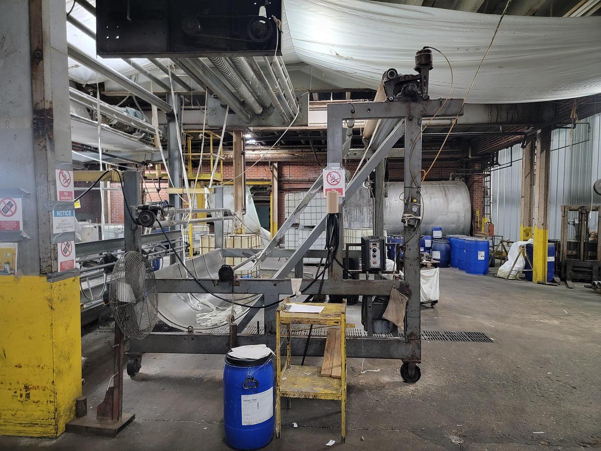 Used Morrison White Tenter Frame No. 3, 120" Face