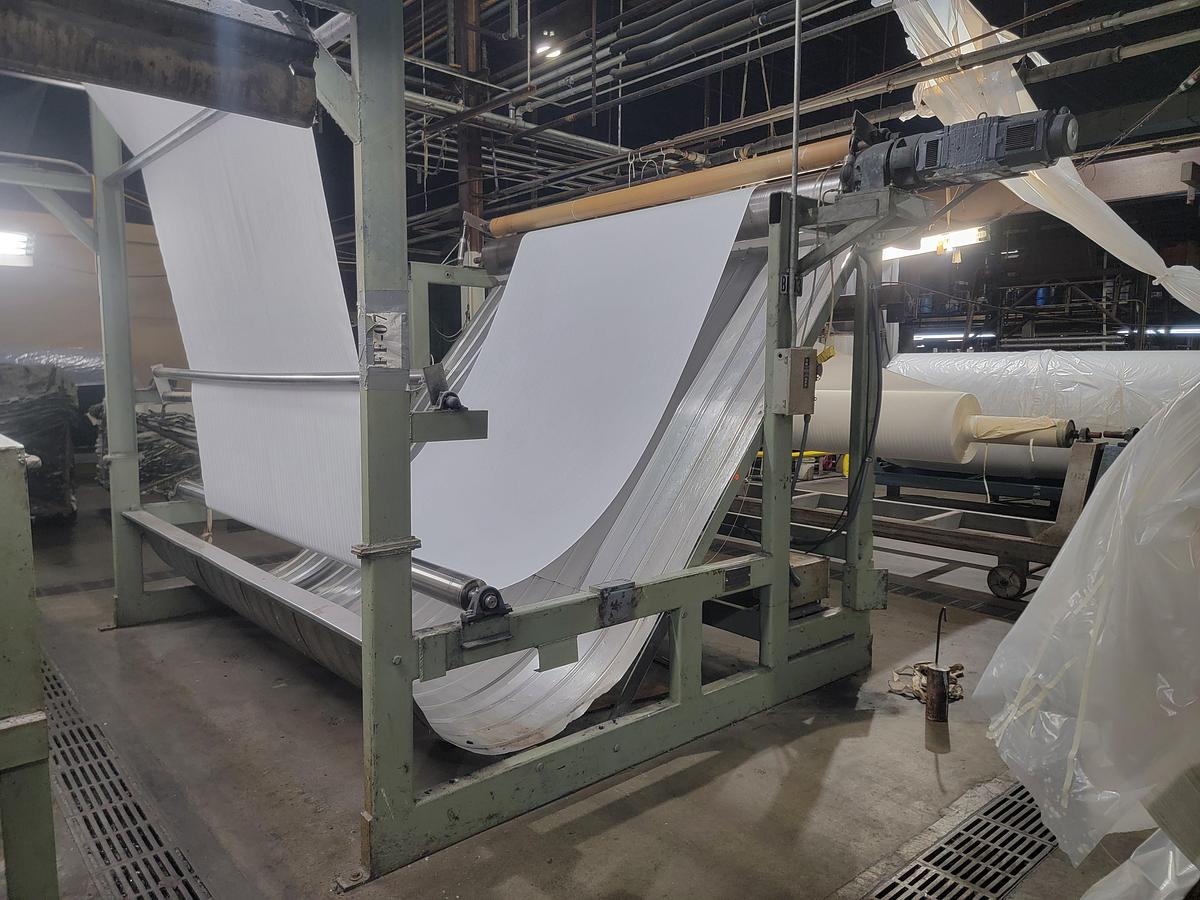 Used Morrison Finish Tenter Frame No. 7, 136” Face