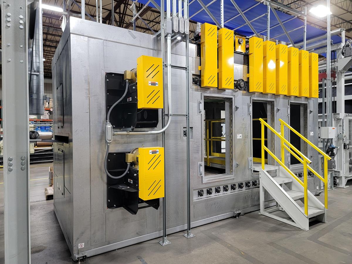 Used 2022 Mohan Over & Engr. Co. 68" Working Width Single Pass Curing Oven 22072