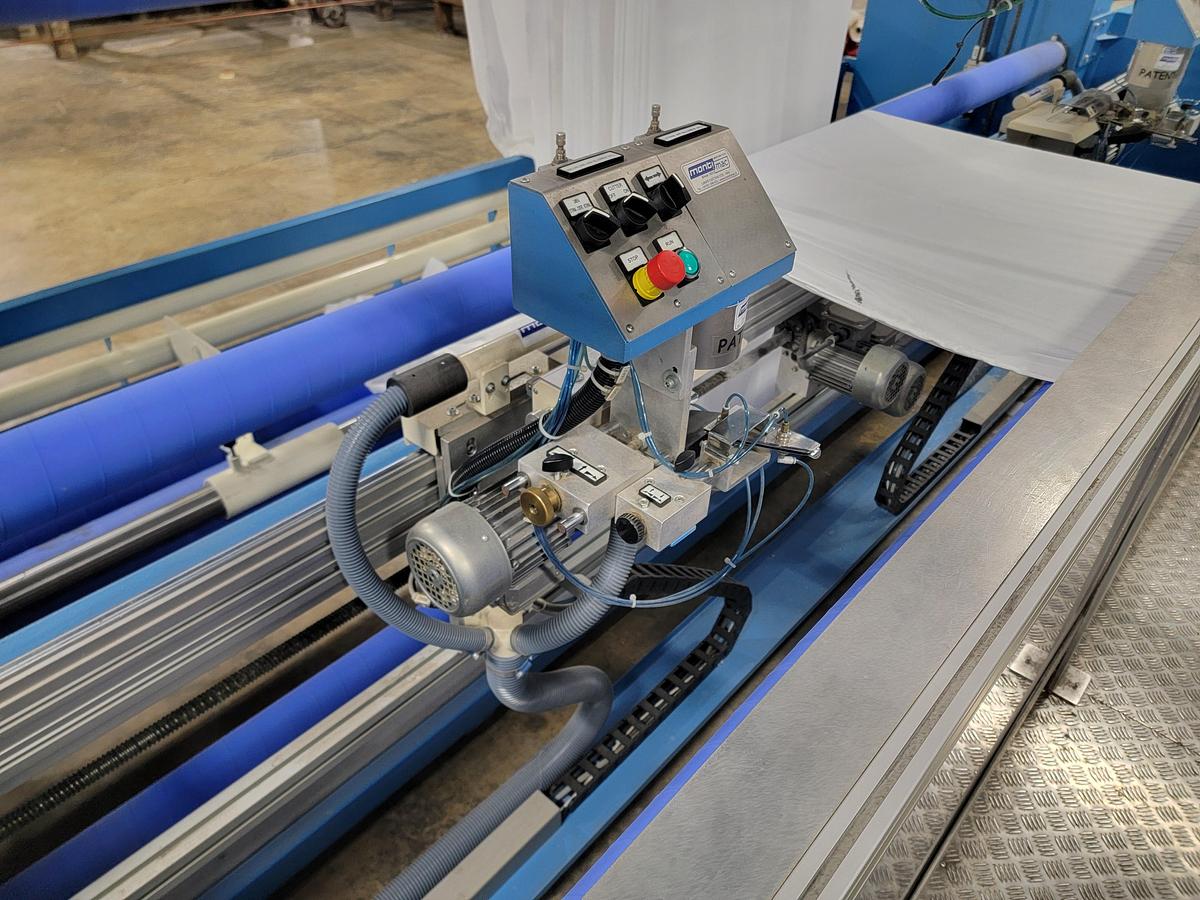 Used Monti Mac Model 325 Selvage Trimmer 136” wide