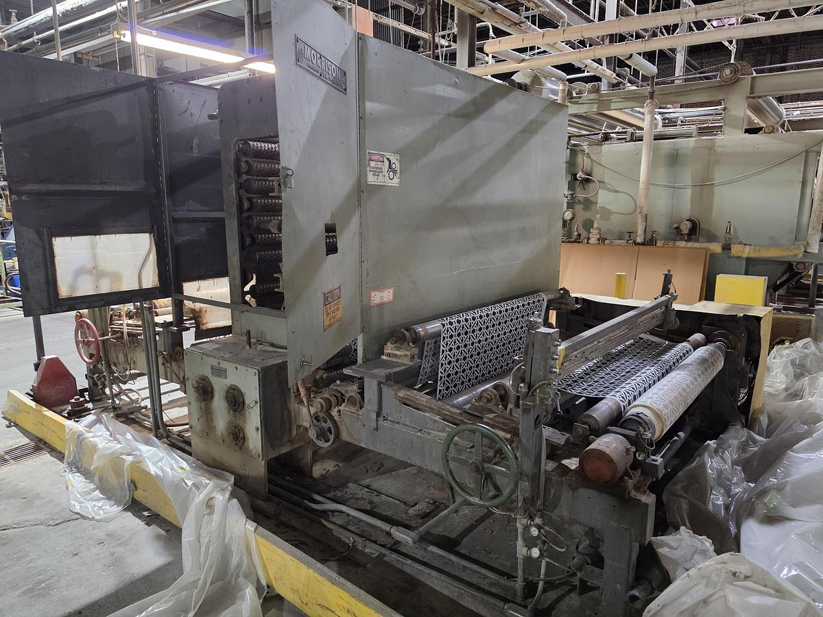 Used Morrison 80” Button Breaker, 21 Rolls