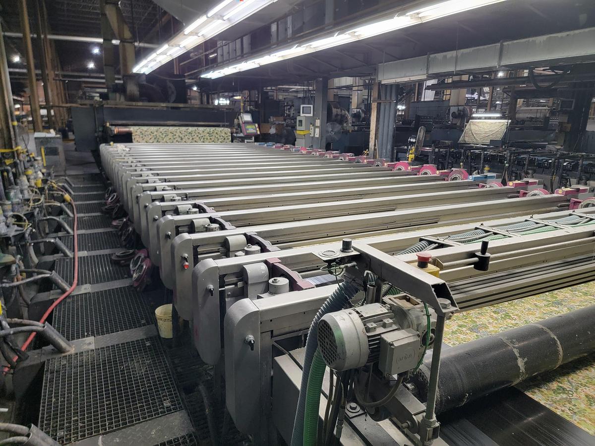 Used Stork RD Pegasus Print Machine 136” face