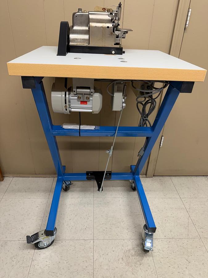 Used 5 Sewing Machines, heads only, chrome