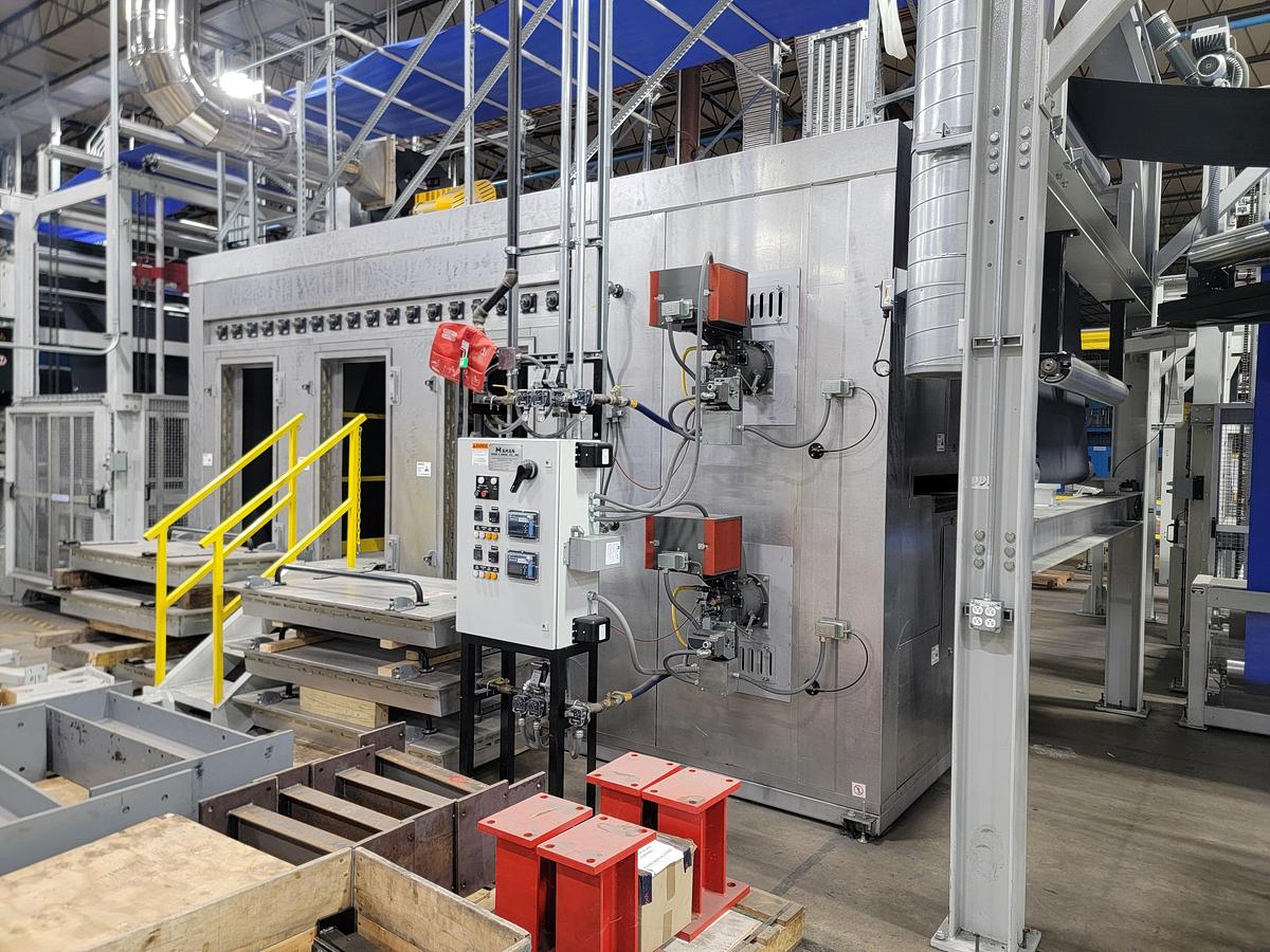 Used 2022 Mohan Over & Engr. Co. 68" Working Width Single Pass Curing Oven 22072