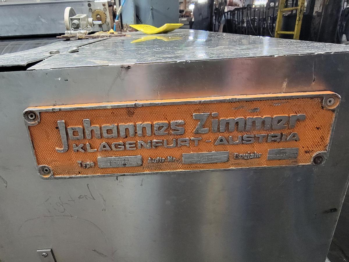 Used Zimmer R/90/28 Print Machine 86” face