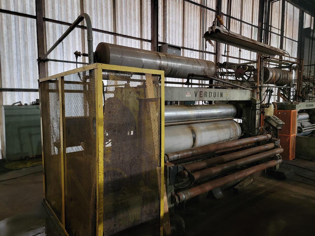 Used Calendar #3, Verduin 2-Roll Calendar 103” face