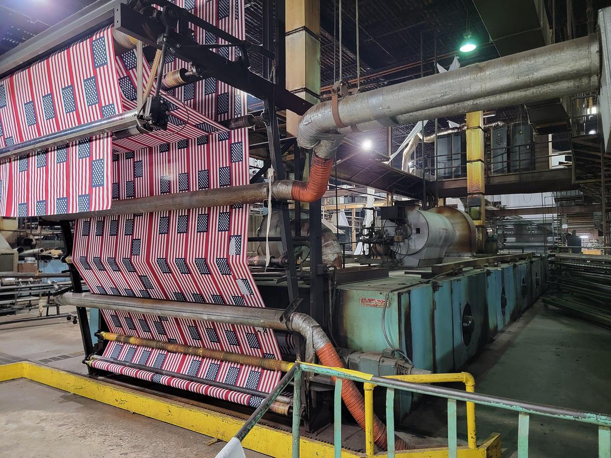 Used Zimmer RM II 55 Print Machine 136” face