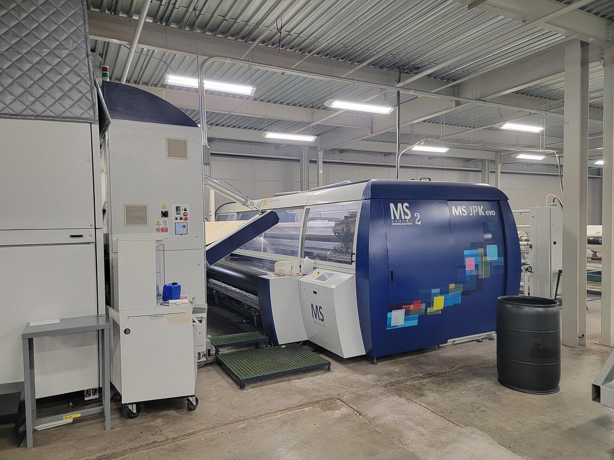 Used MS Printing Solutions 48 Digital Printer Model MS-JPK-EVO 3200mm print width