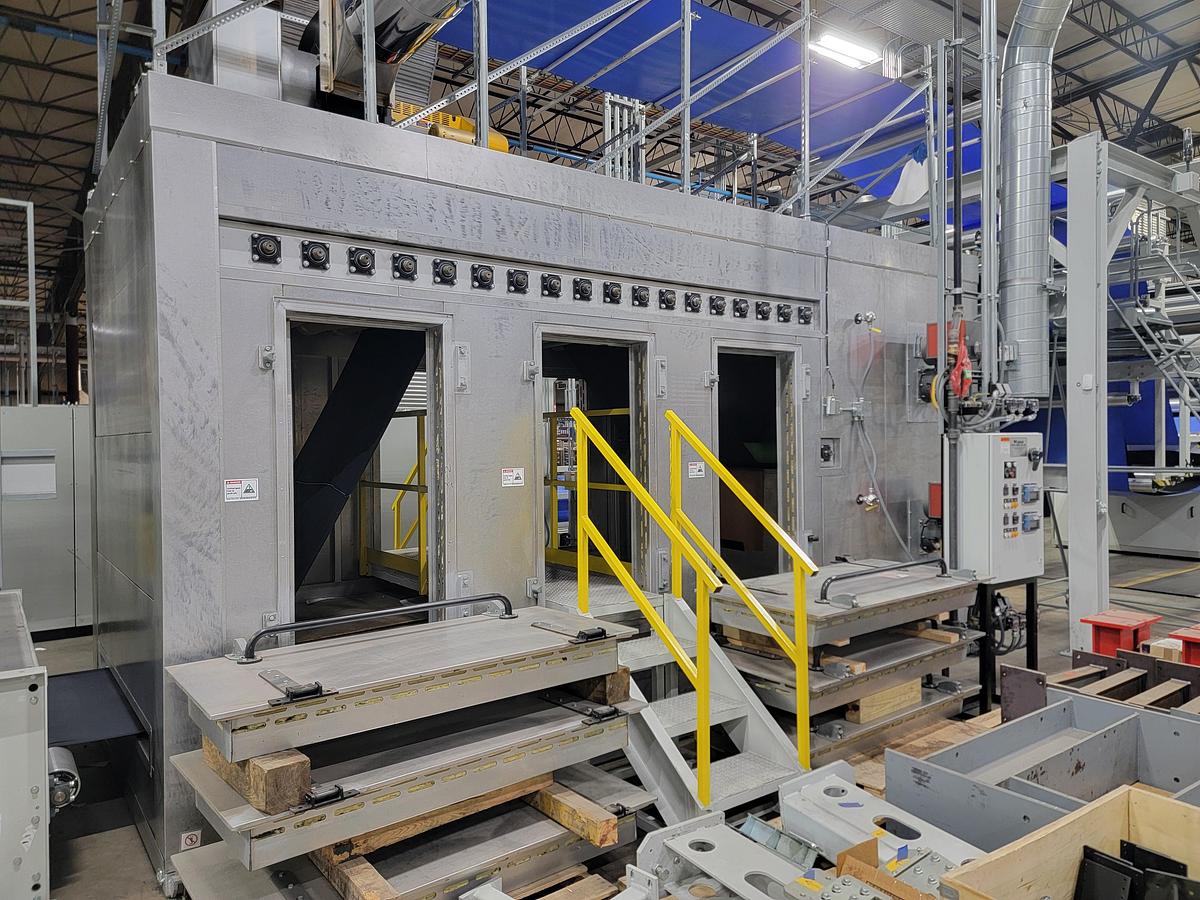 Used 2022 Mohan Over & Engr. Co. 68" Working Width Single Pass Curing Oven 22072