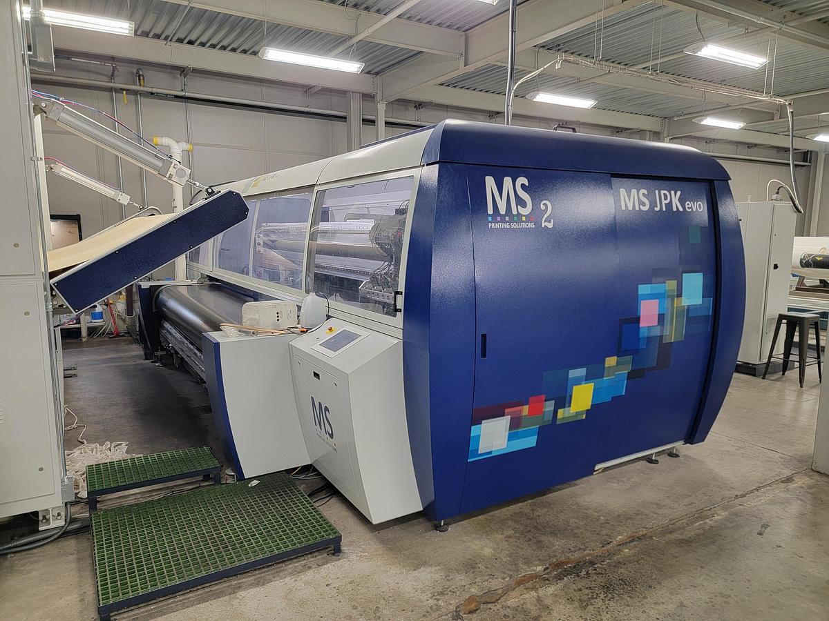 Used MS Printing Solutions 48 Digital Printer Model MS-JPK-EVO 3200mm print width
