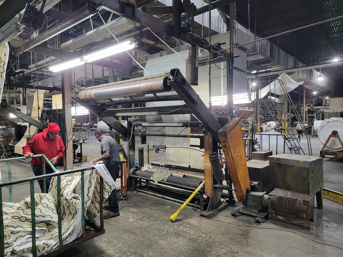 Used Zimmer RM II 77 Print Machine 89” face