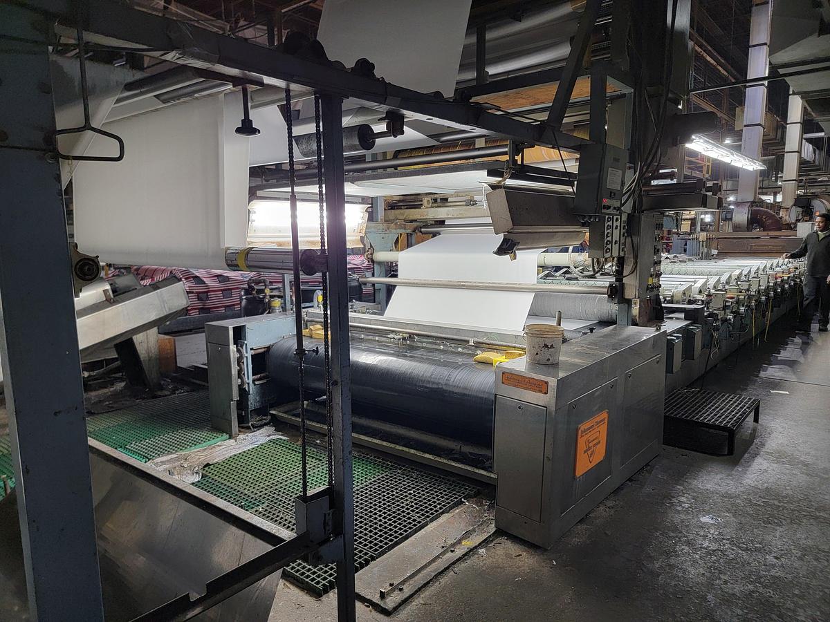 Used Zimmer RM II 77 Print Machine 89” face
