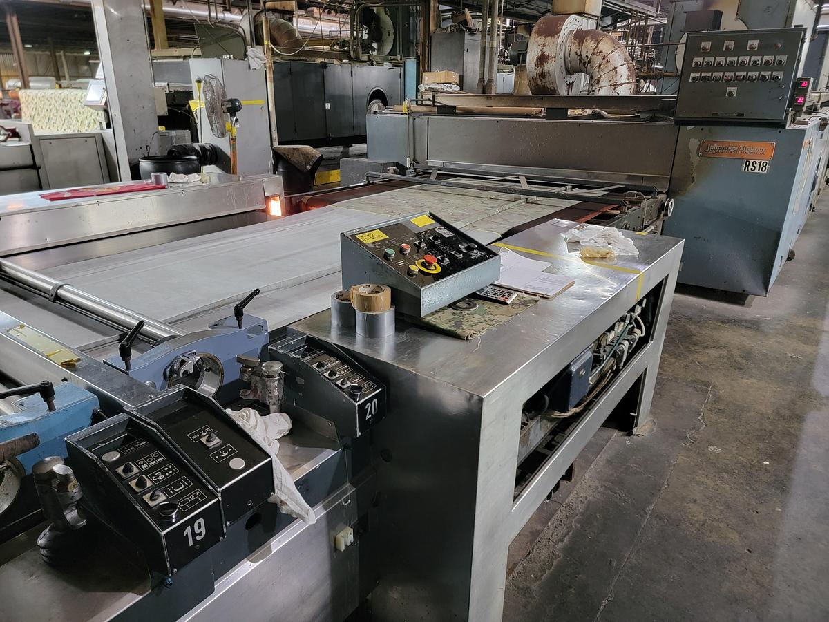 Used Zimmer R/90/28 Print Machine 86” face