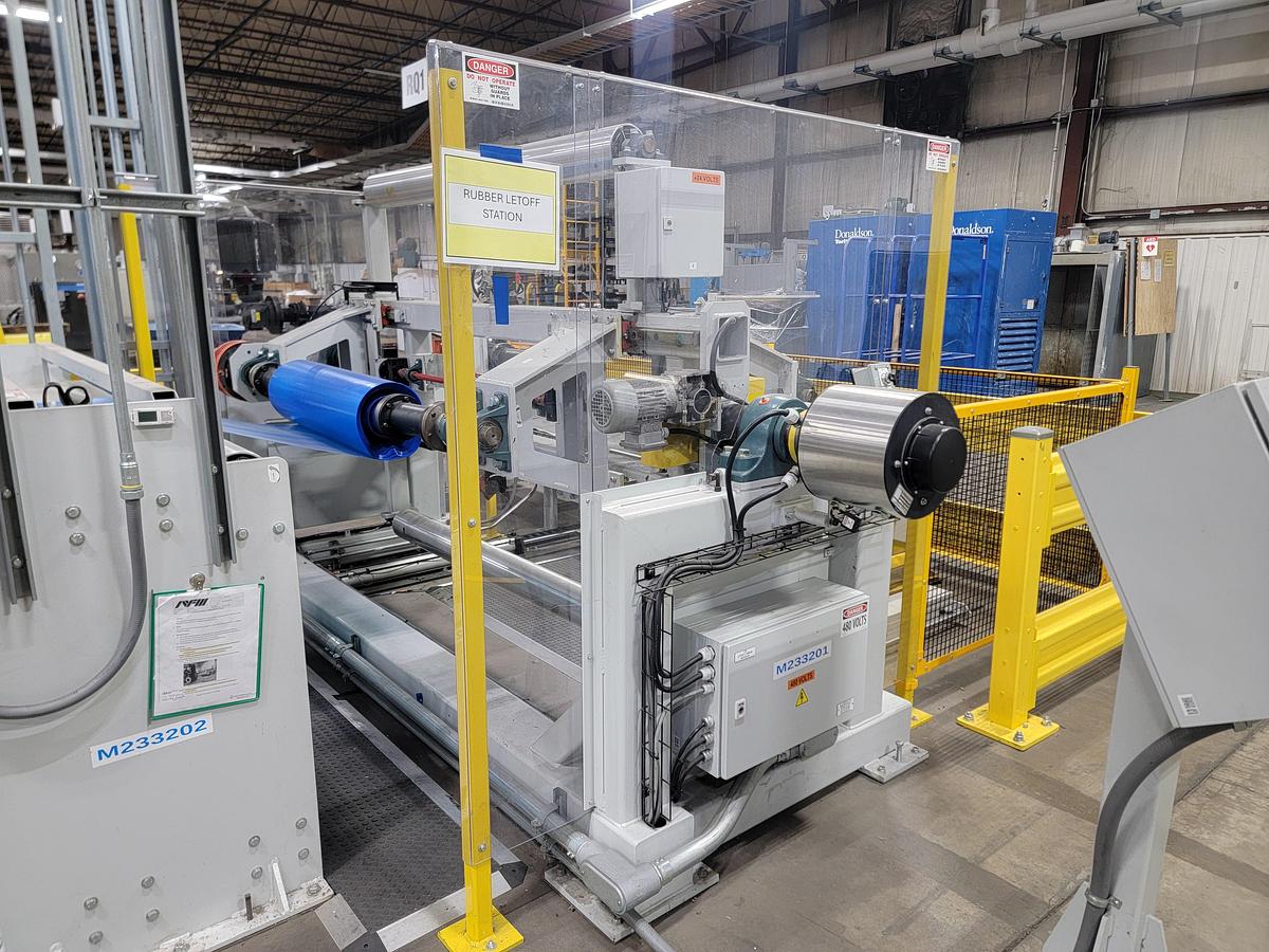 Used 2022 Menzel Two-Position Turret Let-Off and Accumulator Type 73TW01