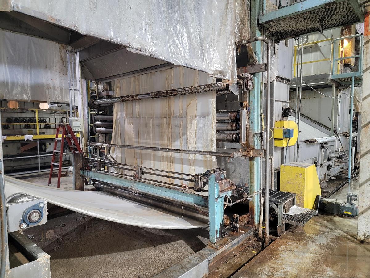 Used Morrison 3 Stage Bleach Range No. 6, 140" Face