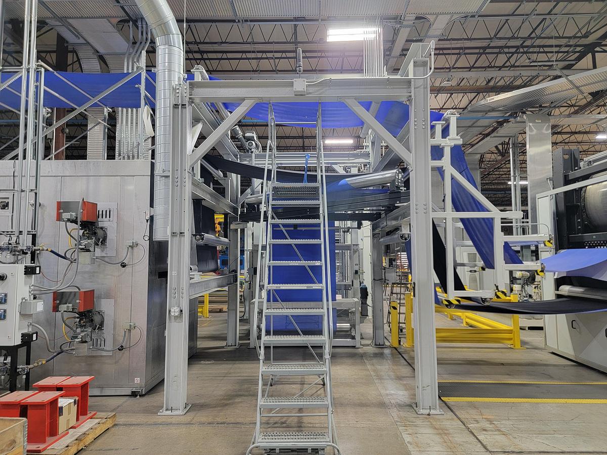Used 2022 Mohan Over & Engr. Co. 68" Working Width Single Pass Curing Oven 22072