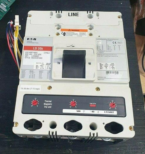 Used eaton LD3600F CIRCUIT BREAKER (rbd2.1b3)