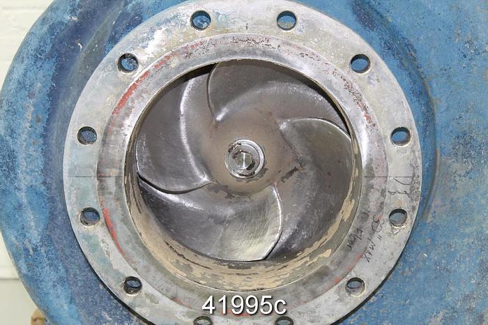 Used Goulds 3175 12x14x22 Pump, CF8M Casing, 4-Vane SS Impeller #41995