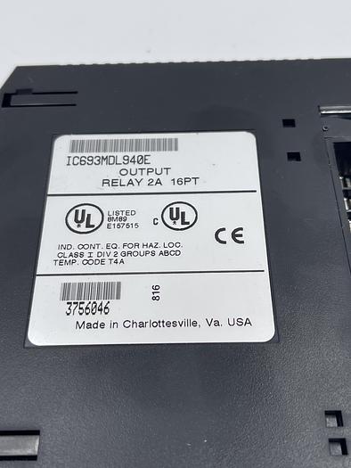 Used GE IC693MDL940E