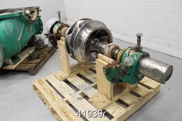 Used Sulzer ZPP32-400 Split Case Pump, SS Casing, 7-Vane 18.25" Impeller #41939