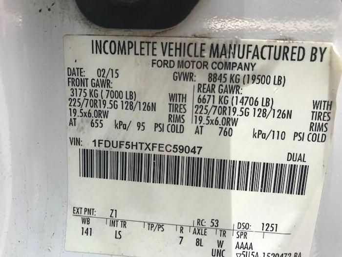 Used Altec AT37G Articulating Telescopic Bucket Boom on A 2015 Ford F550 4x4 Truck - C59047