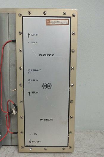Used Bruker Type 360 Switching Board and Attenuation PA Class C PA Linear Unit