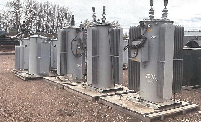 Used ABB/GE/Edison 1Ph 500 Amp / 200 Amp Transformers