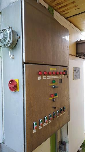 Used Tunel zamrażalniczy spiralny w kontenerze, "Frigoscandia", szerokość taśmy 410 mm.