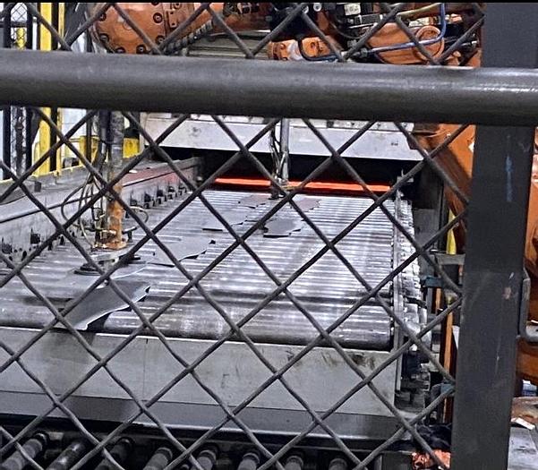 Used Wellman Gas Fired Roller Hearth Furnace (2000*F)