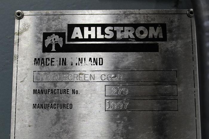 Used Ahlstrom C6-R Pressure Screen, Stainless Steel Housing and Basket #43801