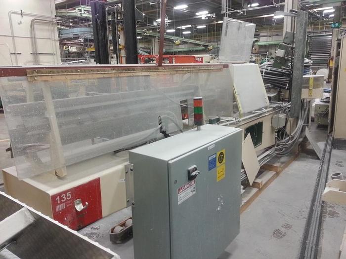 Used 100" WIDE PERINI TYPE 210 CORE MACHINE 2 PLY