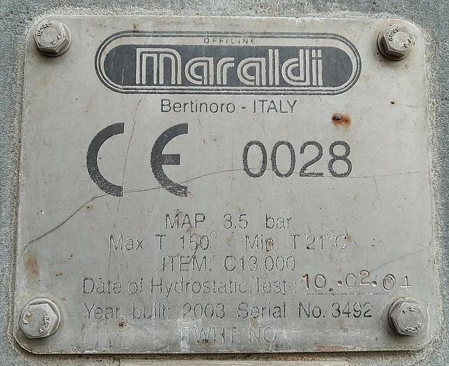 Usado OFFICINE MARALDI 3192