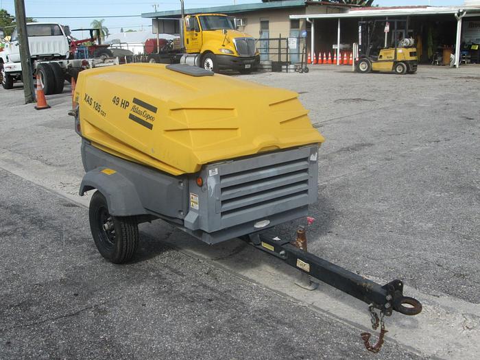 Used 2014 Atlas Copco XAS 185 Mobile Air Compressor