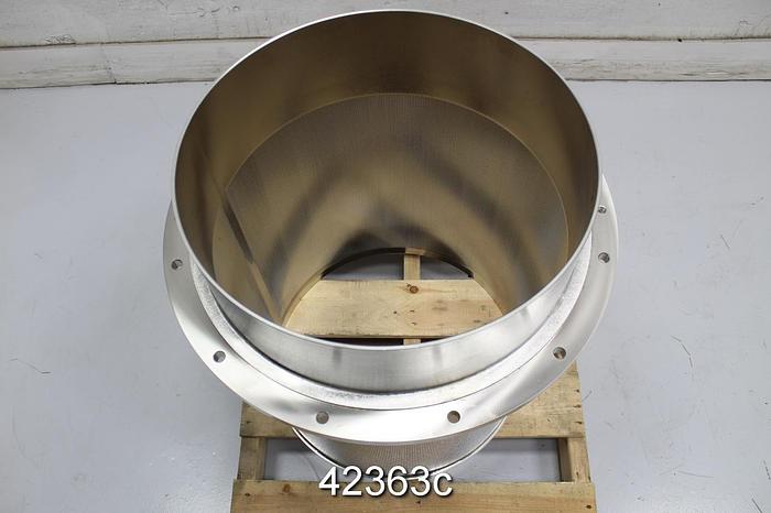 Unused Bird 400 Stainless Steel Pressure Screen Basket #42363