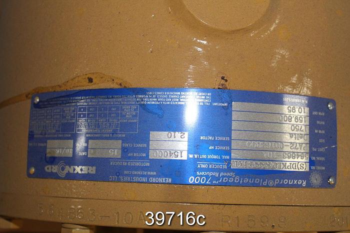 Unused Rexnord Planetgear 7000 Gear Drive Model DPKL0433325X1X #39716