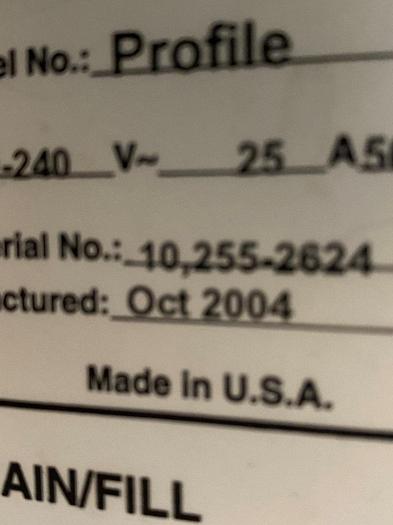 Used Sciton Profile w/ Erbium 2940 Profractional XC , 1064 YAG, 1319 & BBL