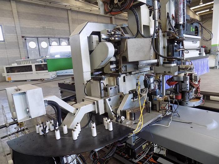 Used MEG016 BIESSE ROVER C 9.65 Edge Machining center with edging