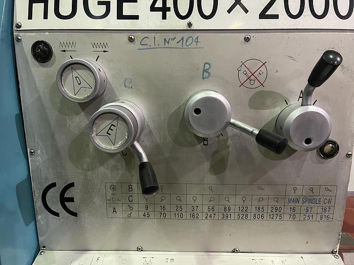 Ottime Tornio Parallelo EMERSON GALILEO 330X2000