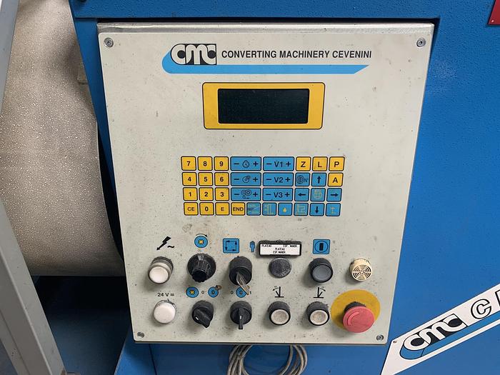 Used 83" CEVENINI ED400DX PROGRAMMABLE SINGLE KNIFE CUTTER
