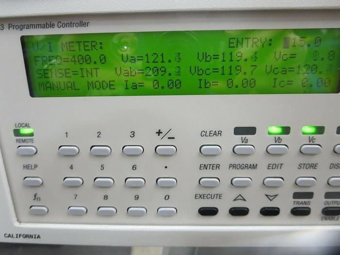 Used Pacific Power Source, 320-ASX-UPC3M, AC Power Source, For "Parts &/Or Repair"