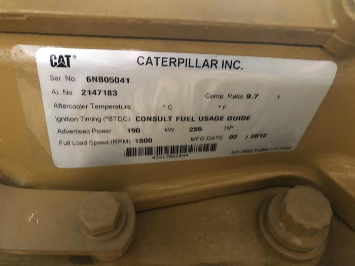 Caterpillar G3408SI NAHC
