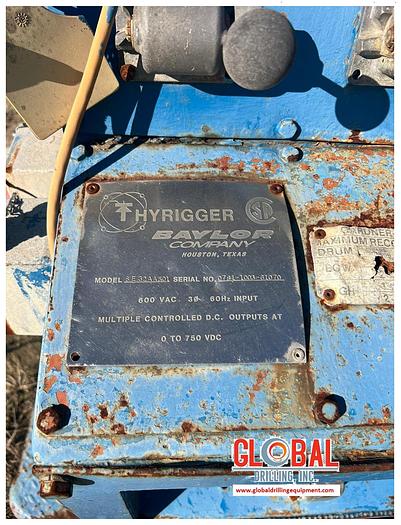 Used Item 0752 : Continental EMSCO D2 Drawworks