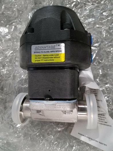 ITT Pure Flo Medical Grade Stainless Steel Pharmaceutical Control Valve. New!