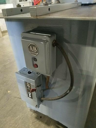 Used Lock Former 18 Gauge Sheet Metal Power Lock Former Double Sided 110V