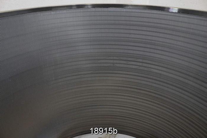 Unused Voith 30 Pressure Screen Basket, .25 Mm Slots, Profile, 7.25% Open Area, (Unused) #18915